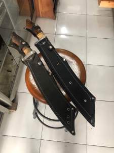 Golok kerja untuk berkebun P4ttimura Pulltank baja per sepuhan