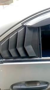 Window Triangle Mirror Cover Car Rear Side 3D MUSTANG Protector 1set Saga Myvi Axia X50