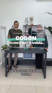 ⚡️LIKE BUG⚡️COGON 4 | 5 Tiers Rack Shoe | Shoes Storage Organizer Racks Shoe Shelf Indoor Outdoor | Rak Kasut