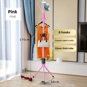 Modern Minimalist Stand up Clothes Hanger Rack Bedroom Dormitory Storage Bag Holder Home Use Adult Furniture Organizer