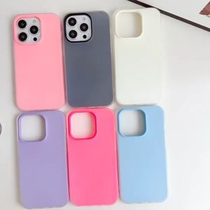 2 In 1 Case Jelly Liquid Silicone Warna Cerah Untuk Samsung A06 A16 A53 5g A54 5g A55 5g