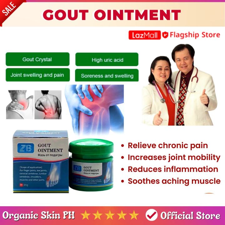 Gout ointment cream good for rayuma, foot, hand, finger and joint knee pain, uric acid medicine and arthritis treatment