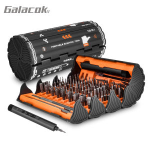 Precision Electric Screwdriver Set 138 in 1 with LED Magnetic Screwdriver Bits for iPhone PC Camera Watch Glasses