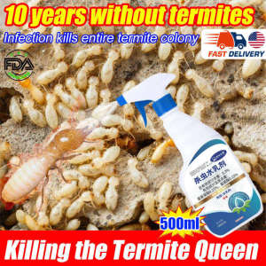1 spray kills the entire termite nest Termite Killer Spray 500ml White ant killer 50 times infection power Extended effect Racun anai anai Non-toxic and safe for people terbai Ubat anai anai terbaik paling kuat Racun anai anai 白蚁药水