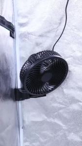 Grow Tent Clip Fan High Airflow Mutiple Wind Speed High Performance Low Noise For Hydroponics Greenhouse