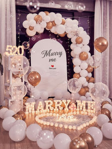 No Brand | Romantic Outdoor Proposal Background Setup