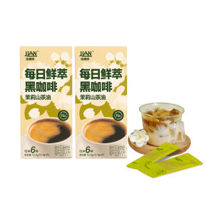 LIANFEIKAFEI | Burn-Boosting Jasmine Camellia Oil Instant Coffee 12 Cups
