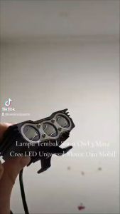 Lampu Tembak Sorot LED 3 Mata Owl Burung Hantu Owl 3 Mata Cree 30Watt Universal