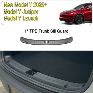 Rear Bumper Trunk Sill Cover Protector Bumper Guards for 2026 2025 Tesla Model 3 Model Y Juniper Premium Performance Accessories