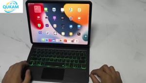 Slim Backlit Wireless Keyboard Case with Trackpad Magnetic Floating For iPad 11th A16 10th Gen Air 4 5 6 Pro 11 13 M4 12.9 3 4 5