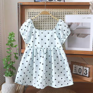 Casual Summer Dress for Girls Princess Style Thin Lightweight Childrens Clothing Korean Version Cute Fashionable Romper Skirt