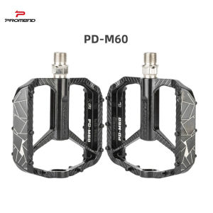 Promend | PROMEND MTB Bicycle Ultralight 3 Bearings Wide Flatform Pedal Mountain Bike Aluminum Alloy Anti-slip Pedals MTB Bike Parts M60