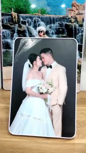 Tranh  Phủ Gương Ceramic In Hình Cá Nhân để bàn theo yêu cầu  kích thước 15x21cm in theo yêu cầu [Freeship]