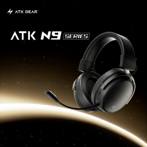 ATK GEAR | N9 Tai Nghe Chơi Game Không Dây có Hủy Tiếng Ồn và Mic Pin Dài