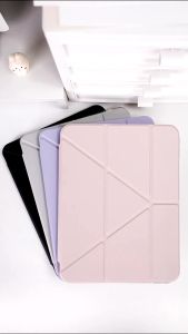 Case Acrylic Y fold For Samsung Tab A9 Plus 11" A9 8.7 S9/S9FE S9+/S9FE+ 12.4 S6Lite Acrylic Clear Back Stand With Pen Holder