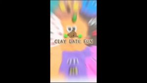 DIY Clay Date Couple 1 Set Frame Bingkai Clay Kit Lengkap 20x20 Ugly Doodle by GH Eduplay