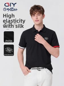 GYgoldlion | Cooling Summer New Breathable Mens Polo Shirt
