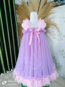 dress party cantik elegan bisa request warna