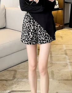 Shorts Womens Fashion Leopard Print 2025 New High-level Sense Casual Fashion INS High Waist Thin Pants