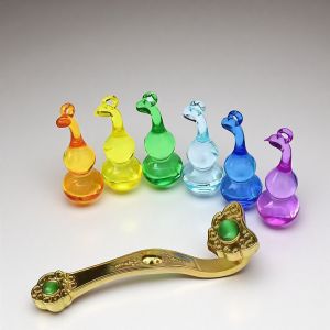 Jiaxun | Children Acrylic Crystal Colored Calabash Bros Pendant Toy