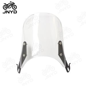 JNYD Motorcycle Windscreen Headlight Fairing Airflow Deflector Wind Shield Screen Windshield For Universal Scrambler Triumph