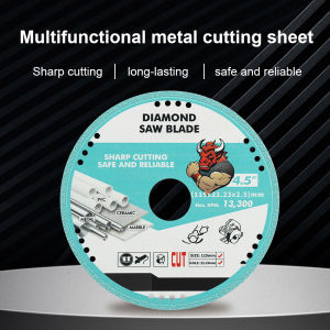 JUSTINLAU Diamond Stainless Steel Multifunctional Cutting Disc tile Marble Jade Ceramic Saw Blade Sharp No Chipping