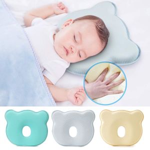 BERMA BABY Baby Pillow Prevent Flat Head Cotton Slow Rebound Breathable Anti-Deflection Infant Shaping Pillow