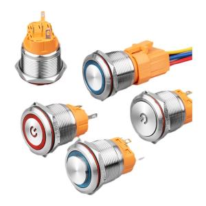 LANBOO | Large Button Waterproof LED Switch 22mm