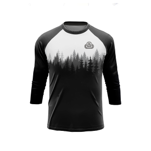 Breathable 3/4 Sleeve Half Sleeve O-Neck Shirt Casual Loose MTB DH MX Cycling Jerseys Bike/Moto Shirts Running Soccer Shirt Unis