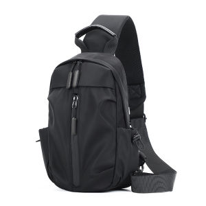Usb Mens Diagonal Bag Business Cross-Border Mens Bag Outdoor Travel Chest Bag New Nylon Waterproof Shoulder Bag