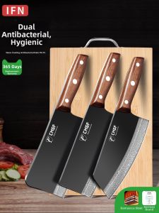 CMGF | Damascus Steel Kitchen Knife Set with Cutting Board