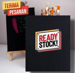 Grosir Kanvas Lukis Hitam 40x60/40x50/30x40/30x50/20x30/20x20/15x20 cm