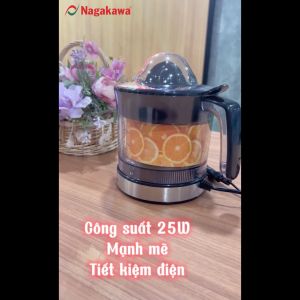 Máy vắt cam điện NAG0814 dung tích 0.75L công suất 25W đầu vắt tự động đảo chiều bảo hành 12 tháng - hàng chính hãng
