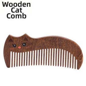 TANDAJIANG | Natural Scalp Massaging Wooden Comb For Long Hair Female