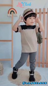 NEW ARRIVAL!!! Topi OOTD Anak Lucu TERBARU LILY AND CLARK WARNA Coklat Khaki Bahan Adem TL01