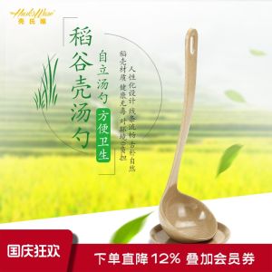 Muỗng Canh Tay Cầm Dài Muỗng Canh Muỗng Canh Gia Dụng Bộ Đồ Ăn Muỗng Canh Lớn Chất Liệu Vỏ Trấu Muỗng Canh Nhà Bếp Dễ Dùng Hơn Gốm Sứ Gỗ