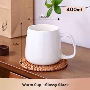 Large Capacity Ceramic Coffee Mugs Set with Lid And Spoon for Office And Home Use Mens Style Water Drinking Cup for Women