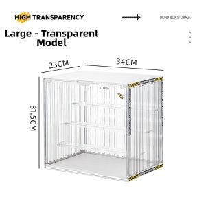 AMU·PIGGY | Transparent Acrylic Display Case