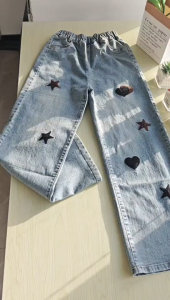 พร้อมส่ง kids กางเกงเด็กผู้หญิง เด็กผู้หญิง ฤดูร้อนรุ่นใหม่ 7-15 ปี เด็กผู้หญิง ชุดฤดูร้อน