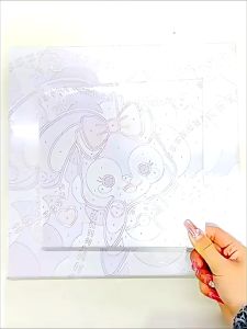 TERBARU Kanvas Lukis Canvas/Canvas Painting By Number / Melukis Mewarnai Kanvas Nomor Prakarya Anak /kerajinan anak sekolah menggambar viral unik CANVAS UKURAN 20X20 CM - BISA COD