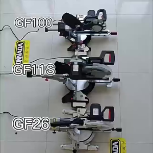 【Infrared laser function】DEKES Industrial Sliding Bar Compound Aluminum Cutter Miter Saw with Laser Pointer & Electronic Brake Sharp Cut 10" 1800-2300W