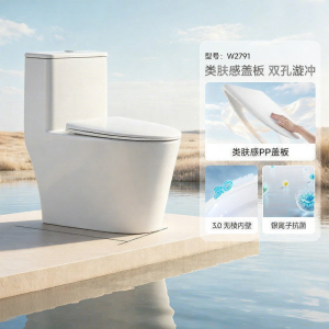 DONGPENG | Standard Siphonic Water-saving Anti-clogging Toilet
