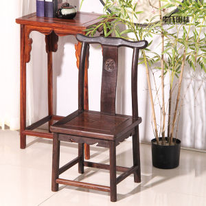 Door Frame Chair Rosewood Offical Hat Chair Solid Wood Kids round Corner Small Light Hanging Chair Tea Table and Chair Solid Wood Back Stool Dining Chair
