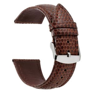 16mm 18mm 20mm 22mm Metal Buckle Leather Watchband Lizard Pattern Design Strap Men Business Replacement Bracelet for Tissot Belt