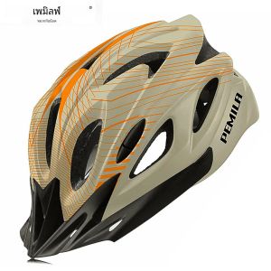 PEMILA 2024 ใหม่ Ultralight หมวกกันน็อคขี่จักรยานขี่จักรยานความปลอดภัยหมวก MTB จักรยานสําหรับผู้หญิงผู้ชายอุปกรณ์แข่งจักรยานหมวกกันน็อค Visor