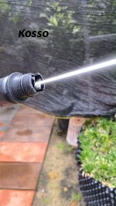 3D KOSSO หัวฉีดน้ำปรับได้ Quick 1/4" แรงดันน้ำ Max 195bar / 2830psi เครื่องฉีดน้ำแรงดันสูง (1ชิ้น) ปืนฉีดน้ำแรงดันสูง หัวฉีดพ่นเครื่องล้างแรงดันสูงปรับมุมได้ เชื่อมต่อหัวฉีดเครื่องล้างแรงดันสูง มีคอปเปอร์สวมไว มาพร้อมกับปลั๊กสวมไว 1/4 539 FSA