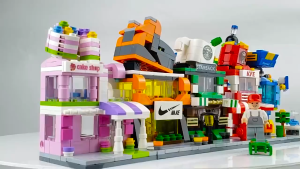 McDonalds House Building Blocks Dream House Series Childrens Toys Boys and Girls Educational Assembling Birthday Gifts