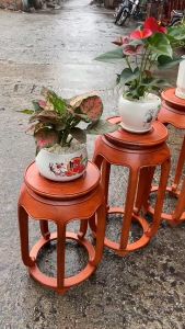 Đôn Tròn mẫu mới gỗ Hương Đá kích thước mặt 30 cao 60 70 80 cm