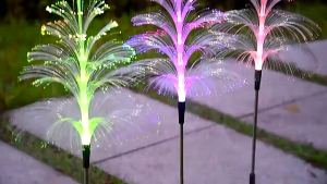 BHQ Solar Jellyfish Fairy Light Outdoor Waterproof Garden Lawn Lights Balcony Yard Decor Walkway Lamp