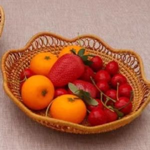 Rattan Wicker Fruit Basket